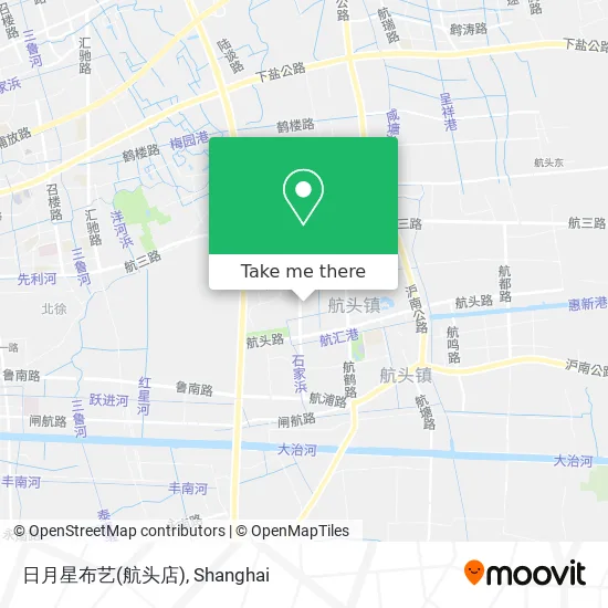 日月星布艺(航头店) map