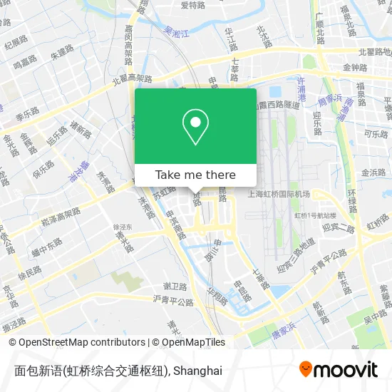 面包新语(虹桥综合交通枢纽) map