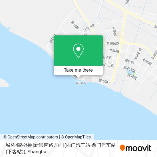 城桥4路外圈[新崇南路方向](西门汽车站-西门汽车站(下客站)) map