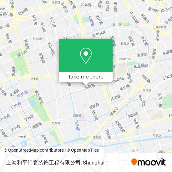 上海和平门窗装饰工程有限公司 map
