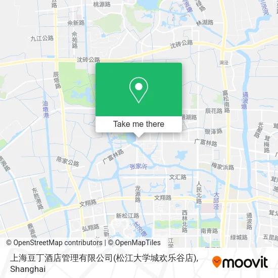 上海豆丁酒店管理有限公司(松江大学城欢乐谷店) map