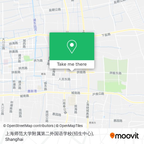 上海师范大学附属第二外国语学校(招生中心) map
