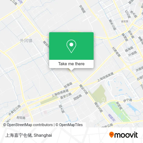 上海嘉宁仓储 map