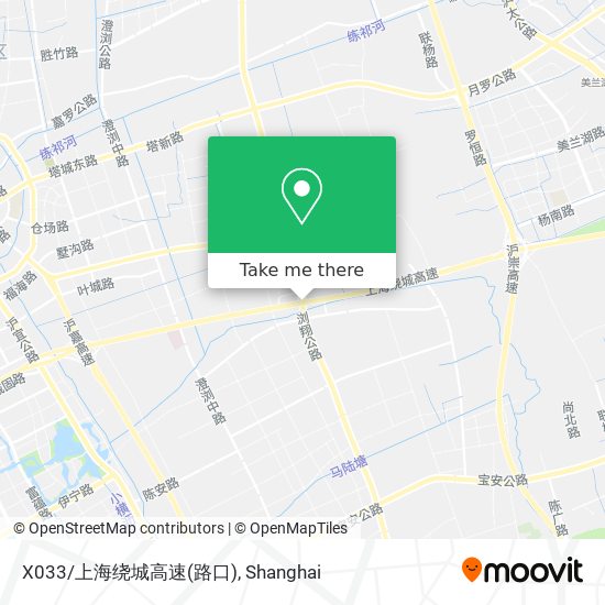 X033/上海绕城高速(路口) map