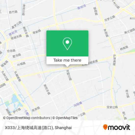 X033/上海绕城高速(路口) map
