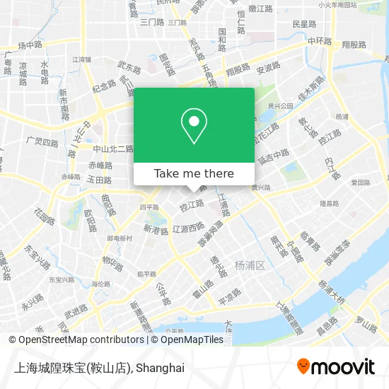 上海城隍珠宝(鞍山店) map