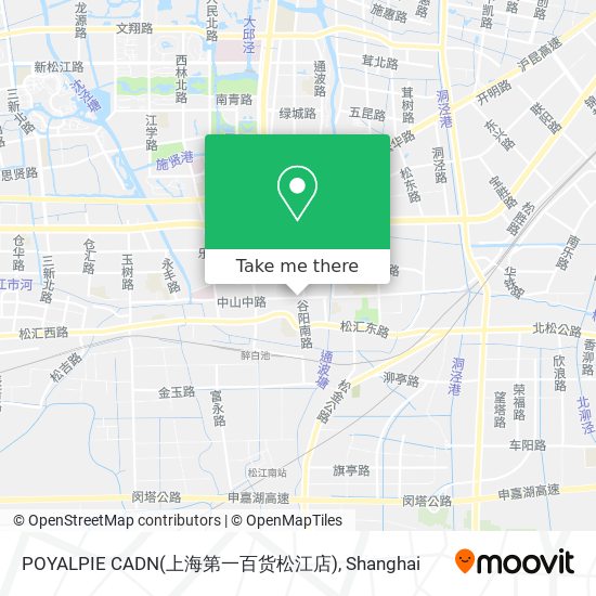 POYALPIE CADN(上海第一百货松江店) map