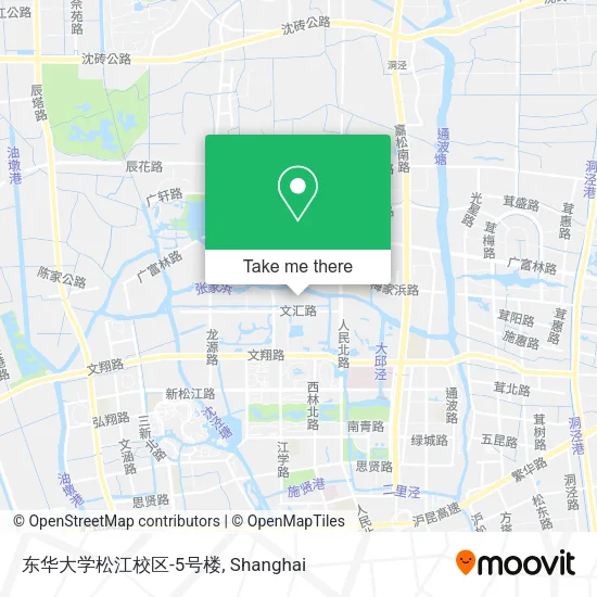 东华大学松江校区-5号楼 map