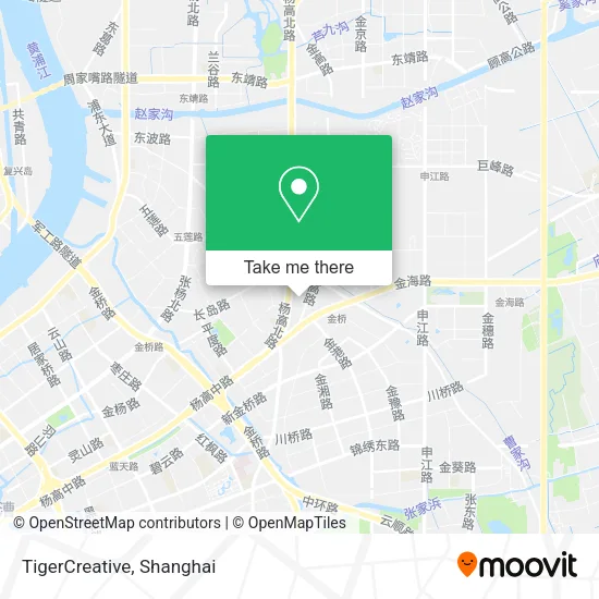 TigerCreative map