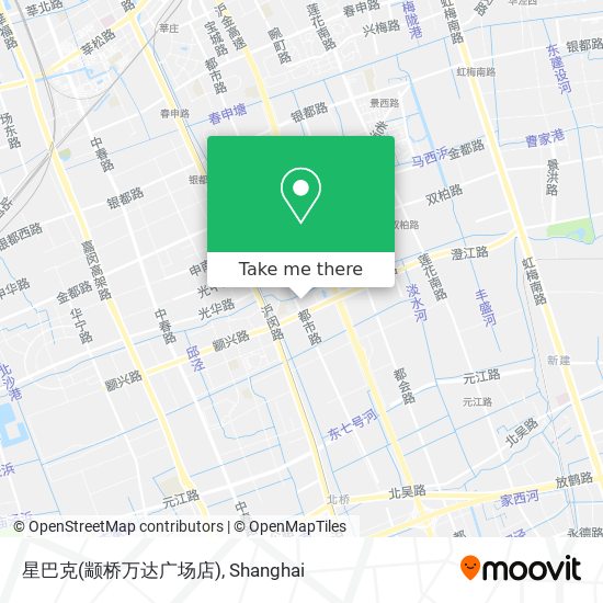 星巴克(颛桥万达广场店) map