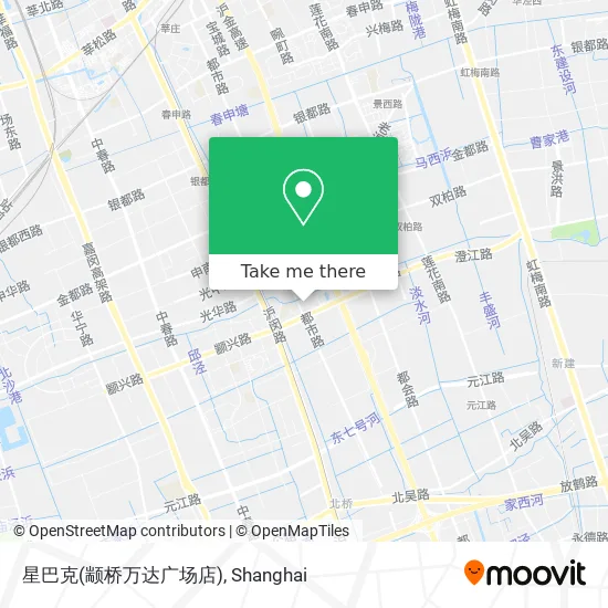星巴克(颛桥万达广场店) map