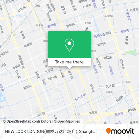 NEW LOOK LONDON(颛桥万达广场店) map