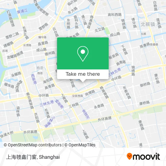 上海赣鑫门窗 map