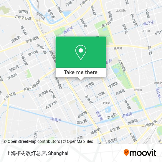 上海榕树改灯总店 map