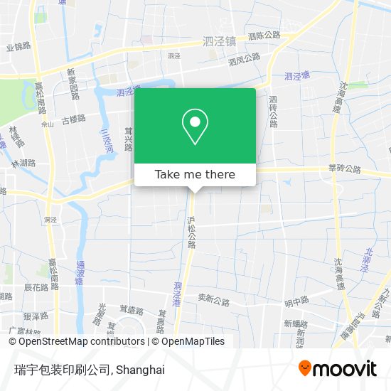 瑞宇包装印刷公司 map