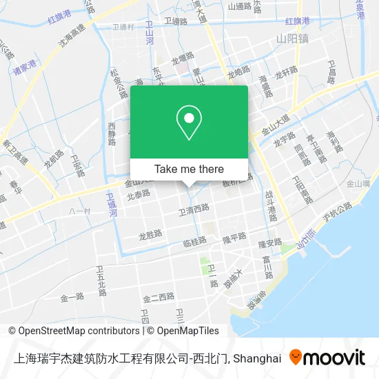上海瑞宇杰建筑防水工程有限公司-西北门 map