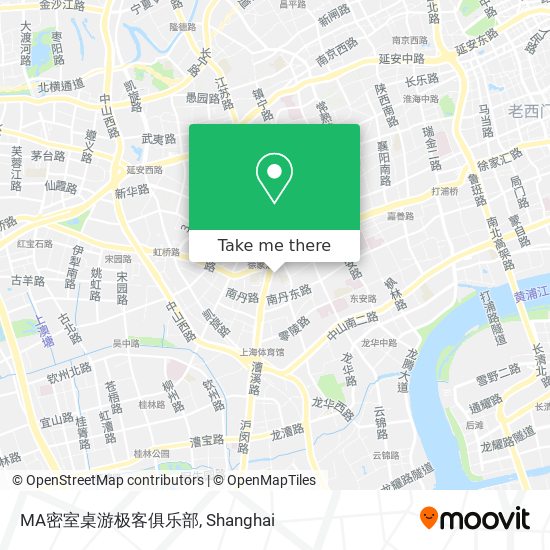 MA密室桌游极客俱乐部 map