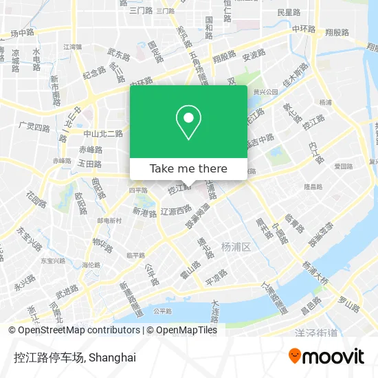 控江路停车场 map