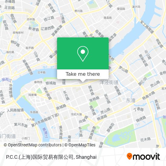 P.C.C.(上海)国际贸易有限公司 map