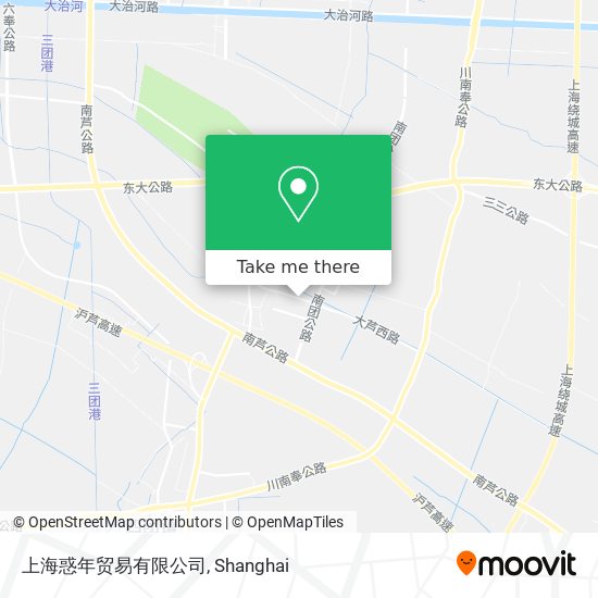上海惑年贸易有限公司 map