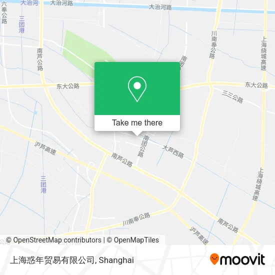 上海惑年贸易有限公司 map