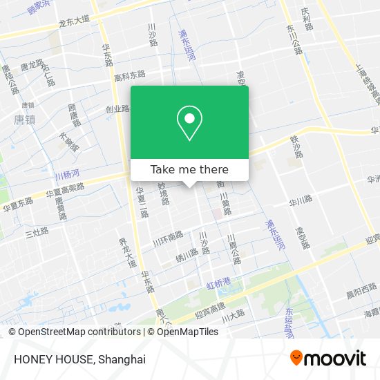 HONEY HOUSE map