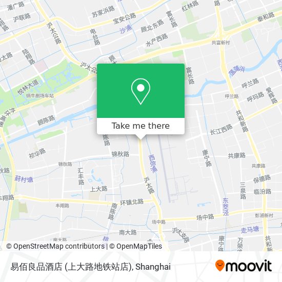 易佰良品酒店 (上大路地铁站店) map