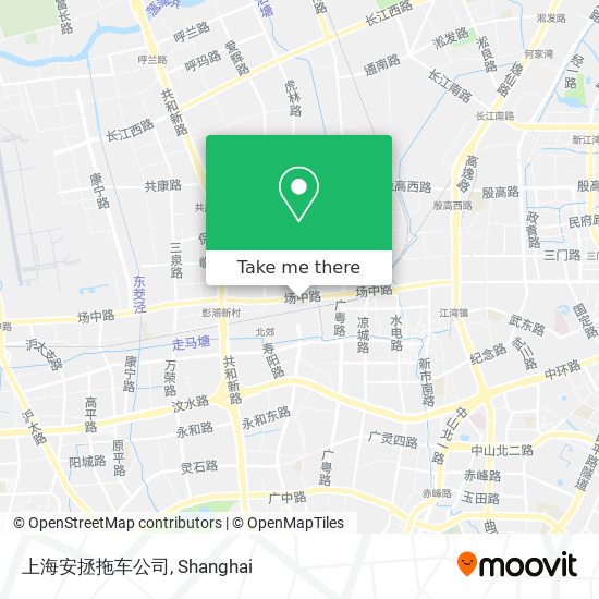 上海安拯拖车公司 map