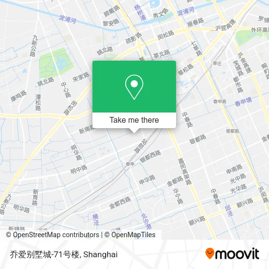 乔爱别墅城-71号楼 map