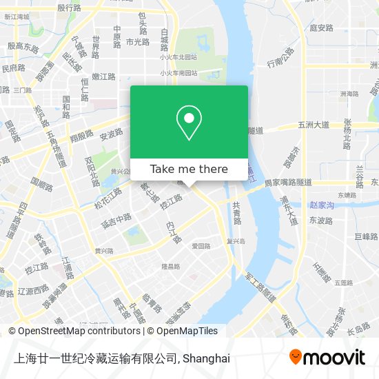 上海廿一世纪冷藏运输有限公司 map