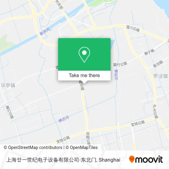 上海廿一世纪电子设备有限公司-东北门 map
