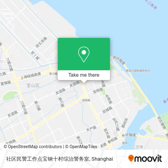社区民警工作点宝钢十村综治警务室 map