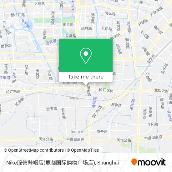 Nike服饰鞋帽店(鹿都国际购物广场店) map