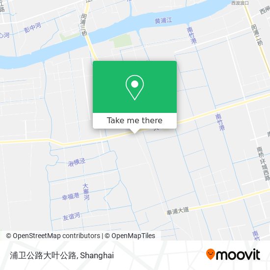 浦卫公路大叶公路 map