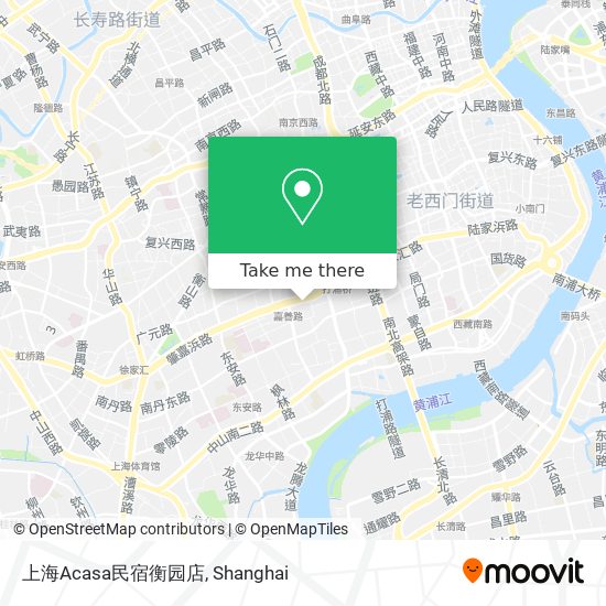 上海Acasa民宿衡园店 map