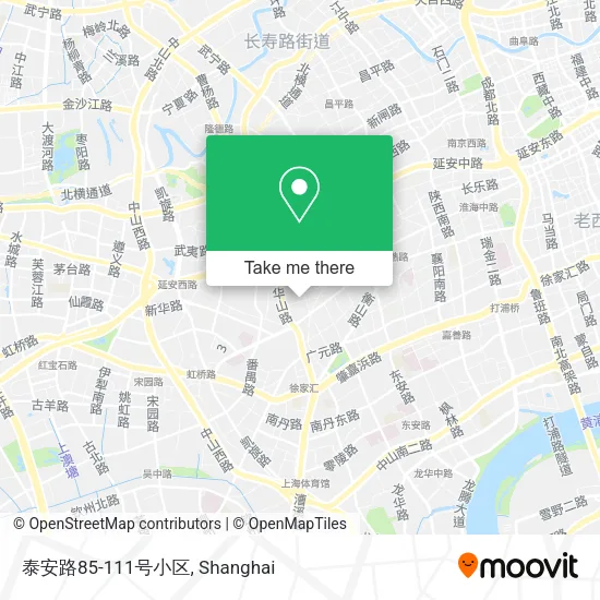 泰安路85-111号小区 map