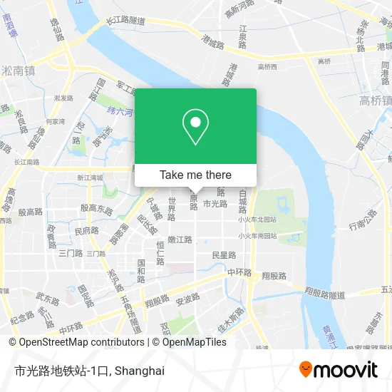 市光路地铁站-1口 map