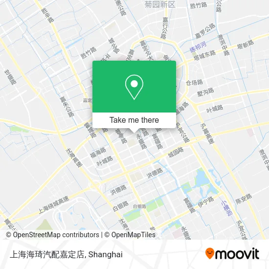 上海海琦汽配嘉定店 map