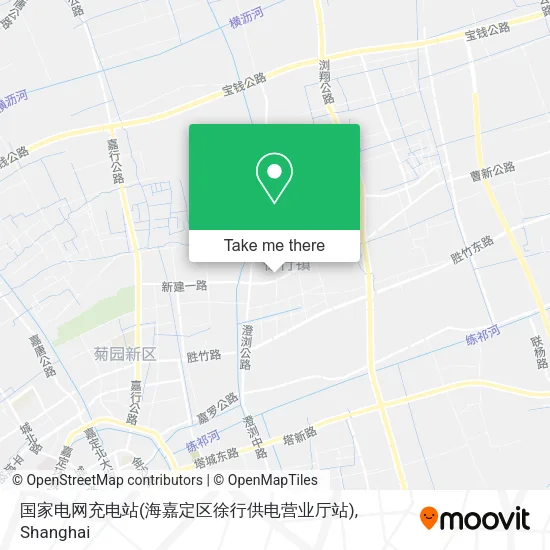 国家电网充电站(海嘉定区徐行供电营业厅站) map