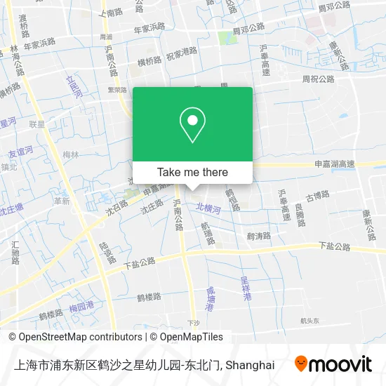 上海市浦东新区鹤沙之星幼儿园-东北门 map