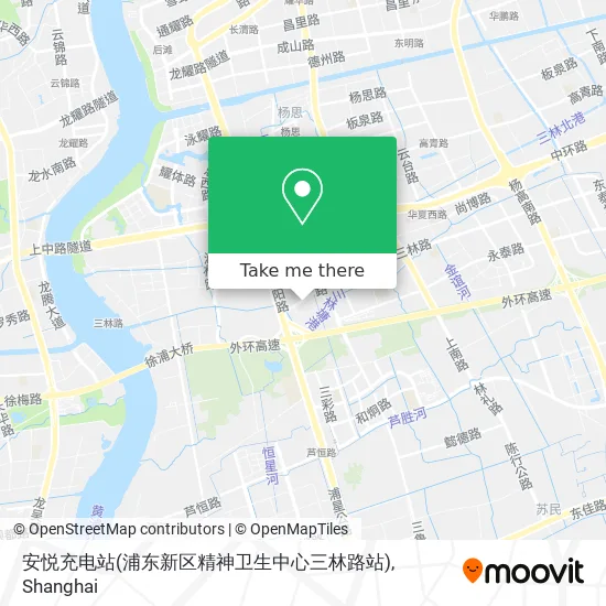 安悦充电站(浦东新区精神卫生中心三林路站) map