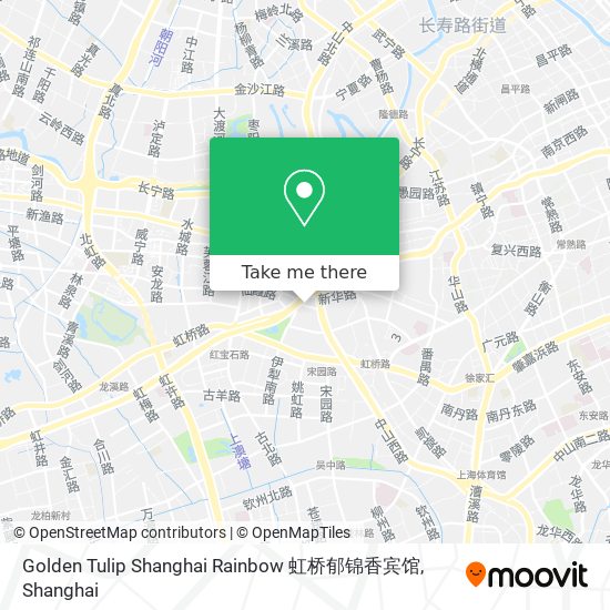 Golden Tulip Shanghai Rainbow 虹桥郁锦香宾馆 map