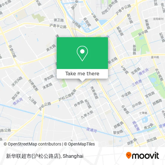 新华联超市(沪松公路店) map