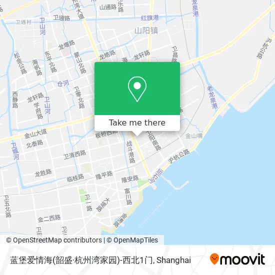 蓝堡爱情海(韶盛·杭州湾家园)-西北1门 map