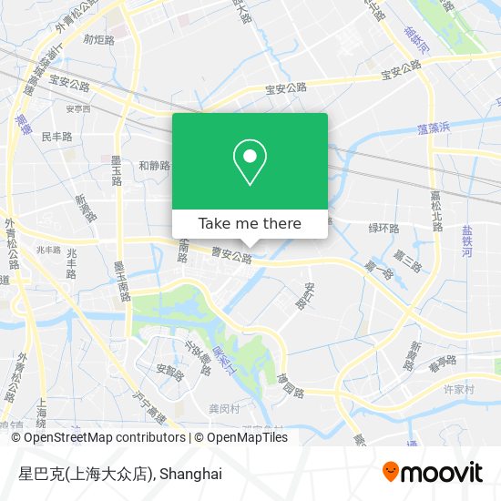 星巴克(上海大众店) map