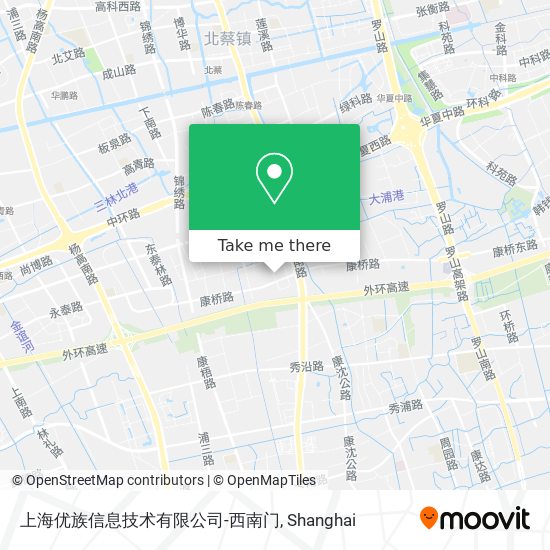 上海优族信息技术有限公司-西南门 map