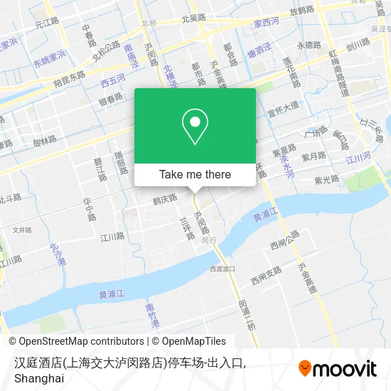 汉庭酒店(上海交大泸闵路店)停车场-出入口 map
