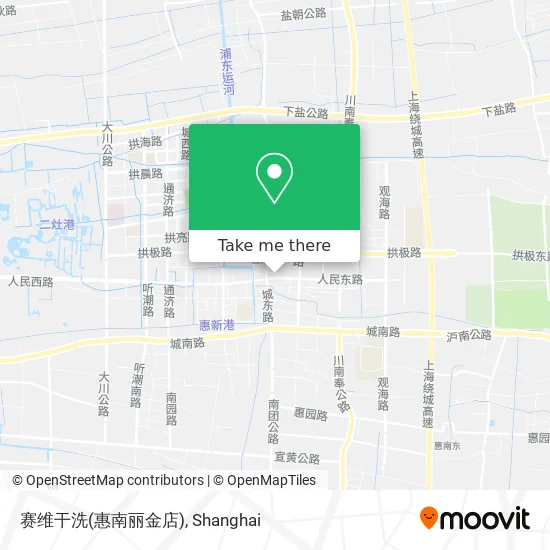 赛维干洗(惠南丽金店) map