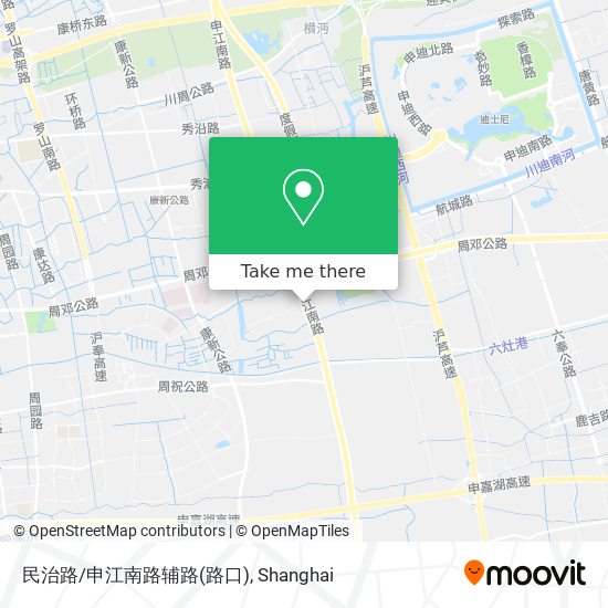 民治路/申江南路辅路(路口) map