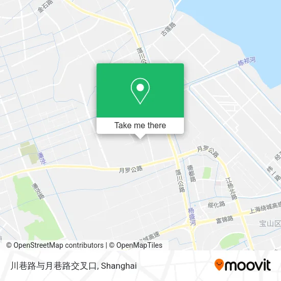 川巷路与月巷路交叉口 map